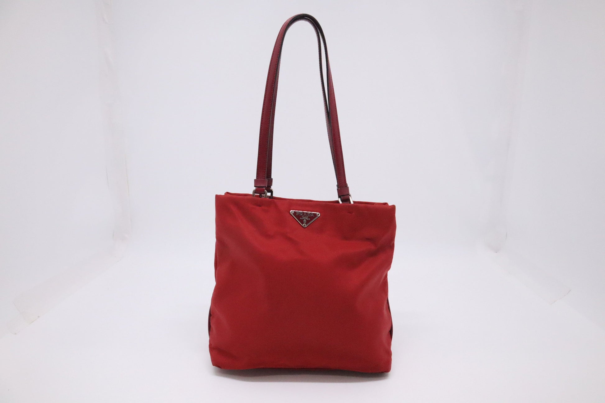 Prada Shoulder Bag in Red Nylon