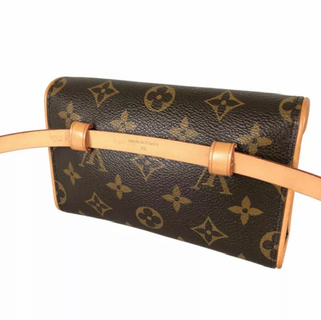  LOUIS VUITTON MONOGRAM POCHETTE FLORENTINE WAIST POUCH