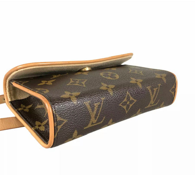  LOUIS VUITTON MONOGRAM POCHETTE FLORENTINE WAIST POUCH