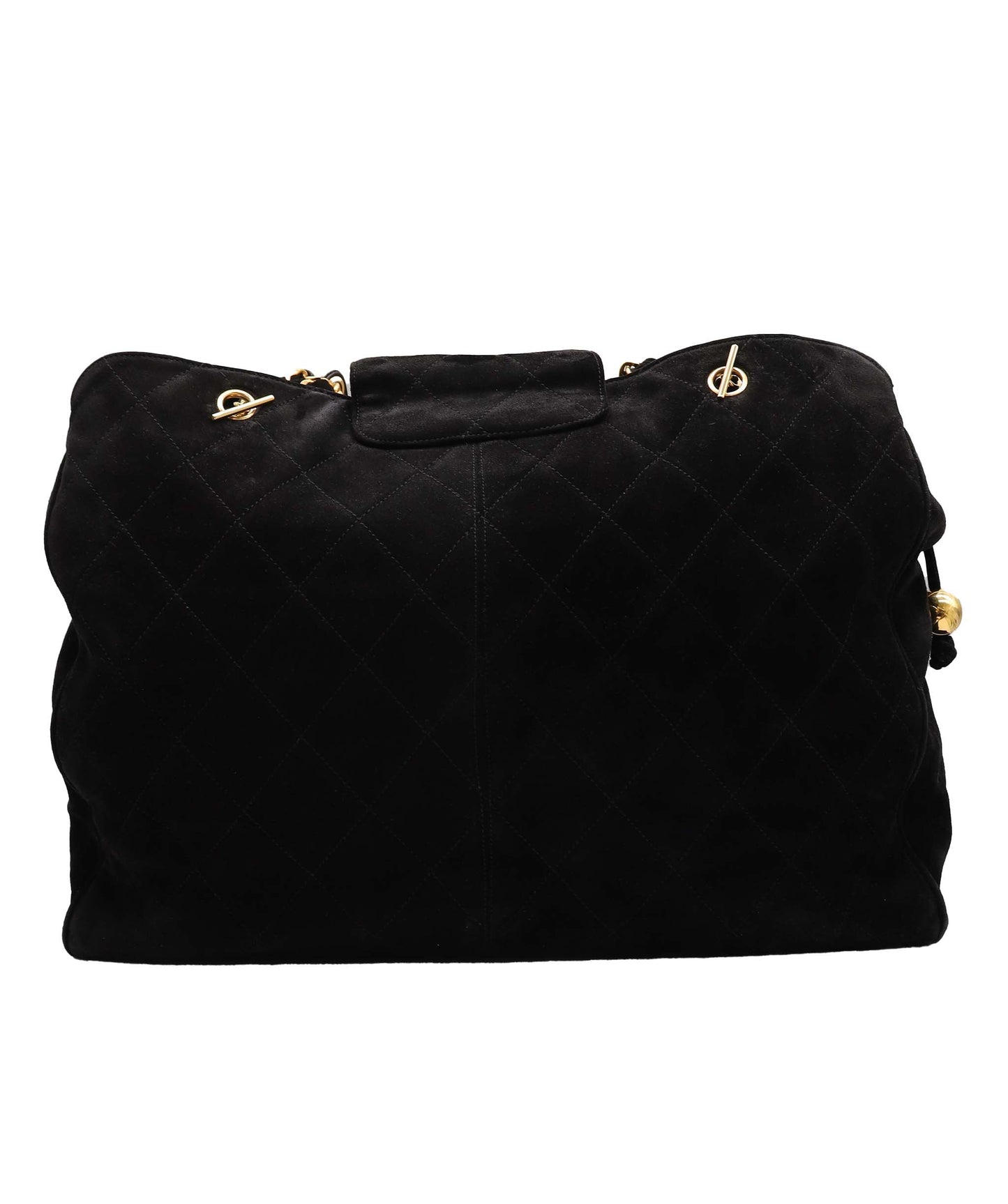 Chanel Black Suede Supermodel Tote DXBS3355