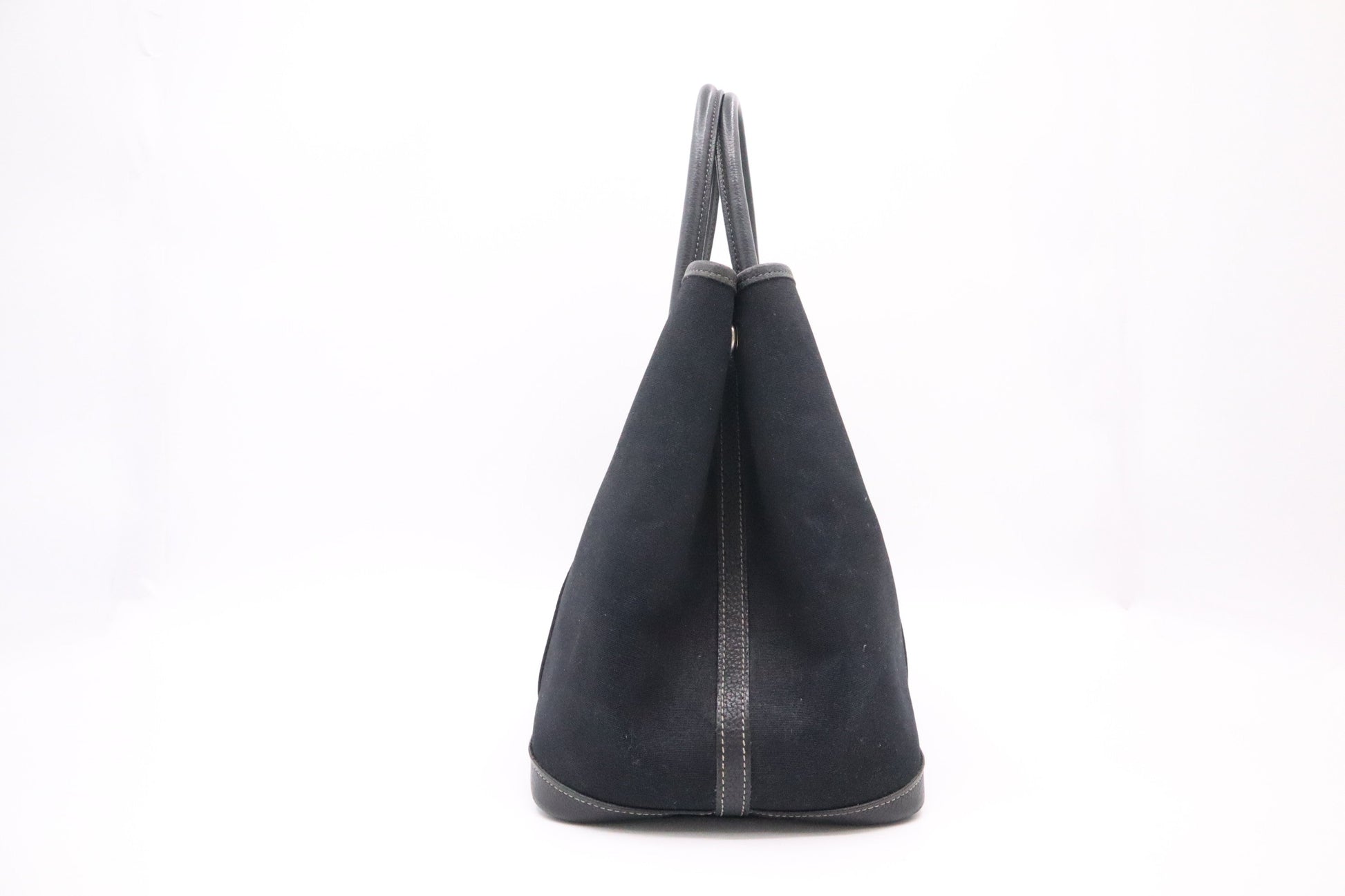 Hermes Garden Party 36 Bag in Black Canvas