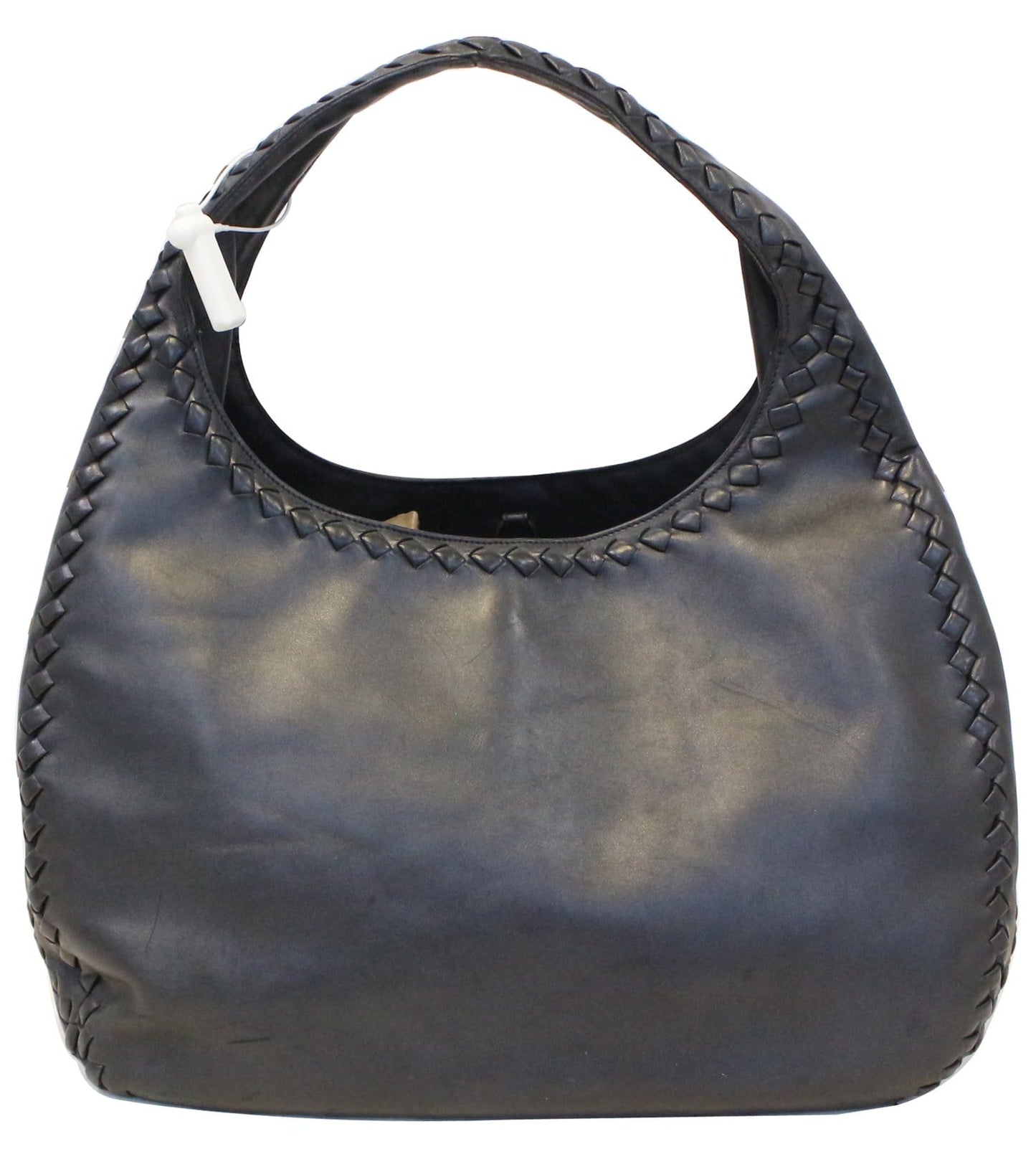 BOTTEGA VENETA Leather with Intrecciato Detail Medium Hobo