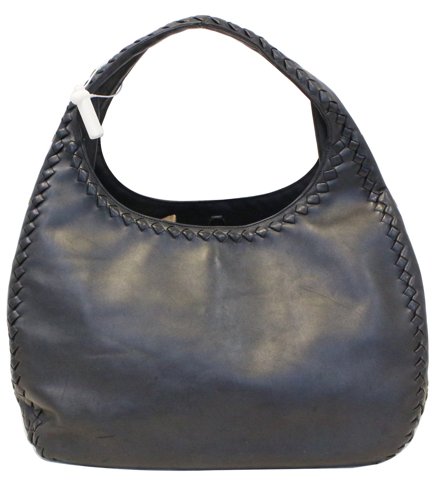 BOTTEGA VENETA Leather with Intrecciato Detail Medium Hobo