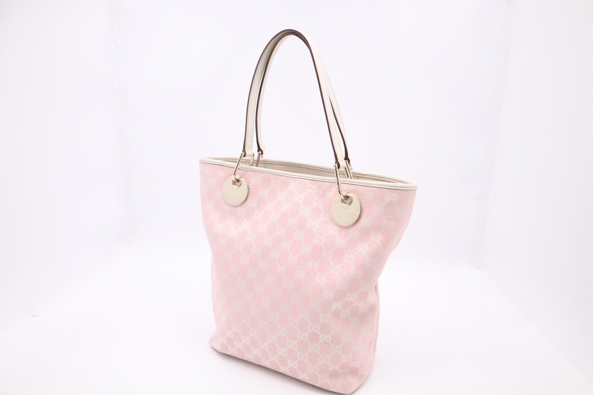Gucci Tote Bag in Pink GG Canvas