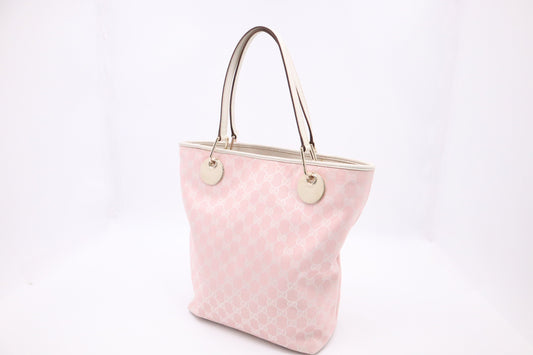Gucci Tote Bag in Pink GG Canvas