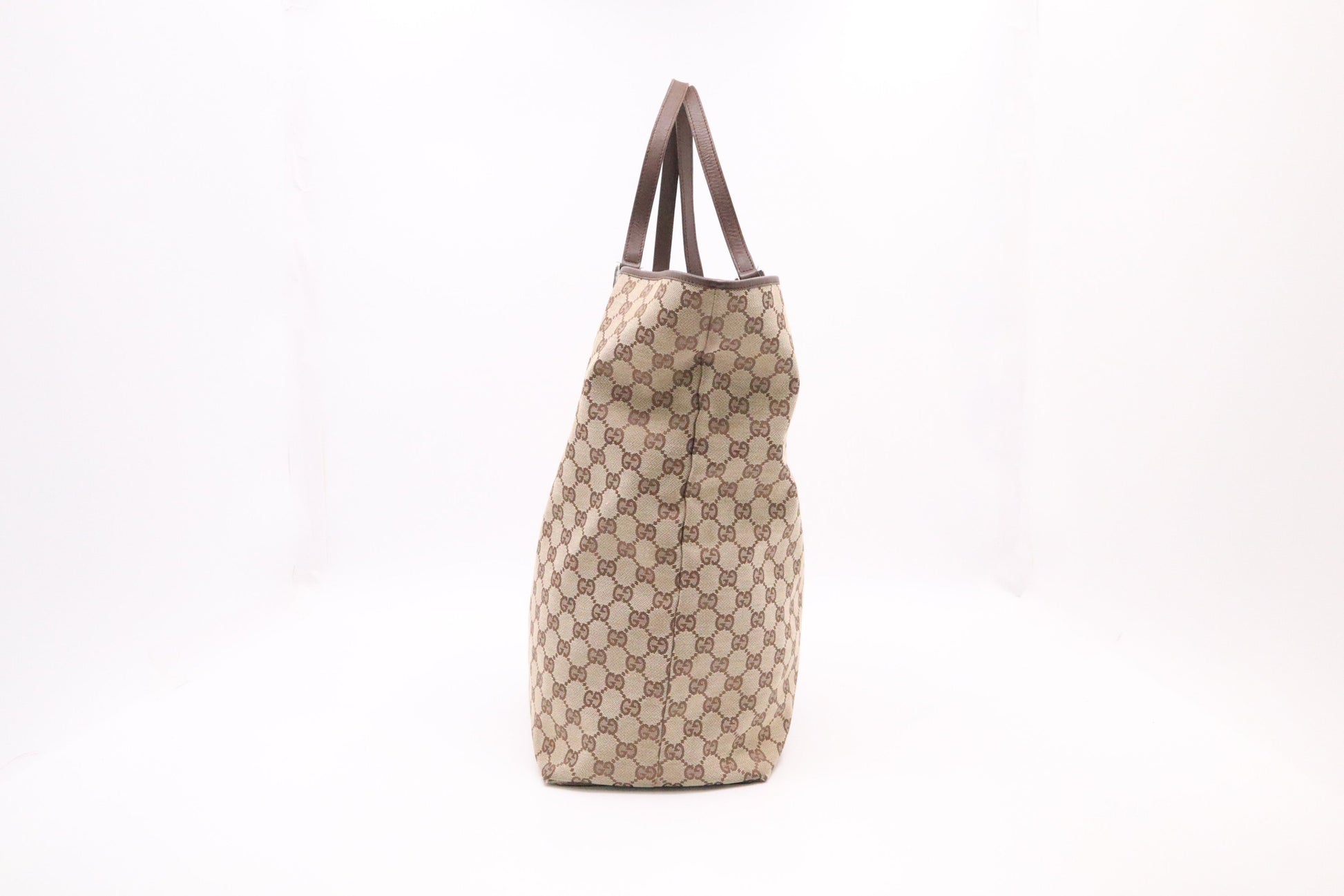 Gucci Large Tote in Brown GG Canvas