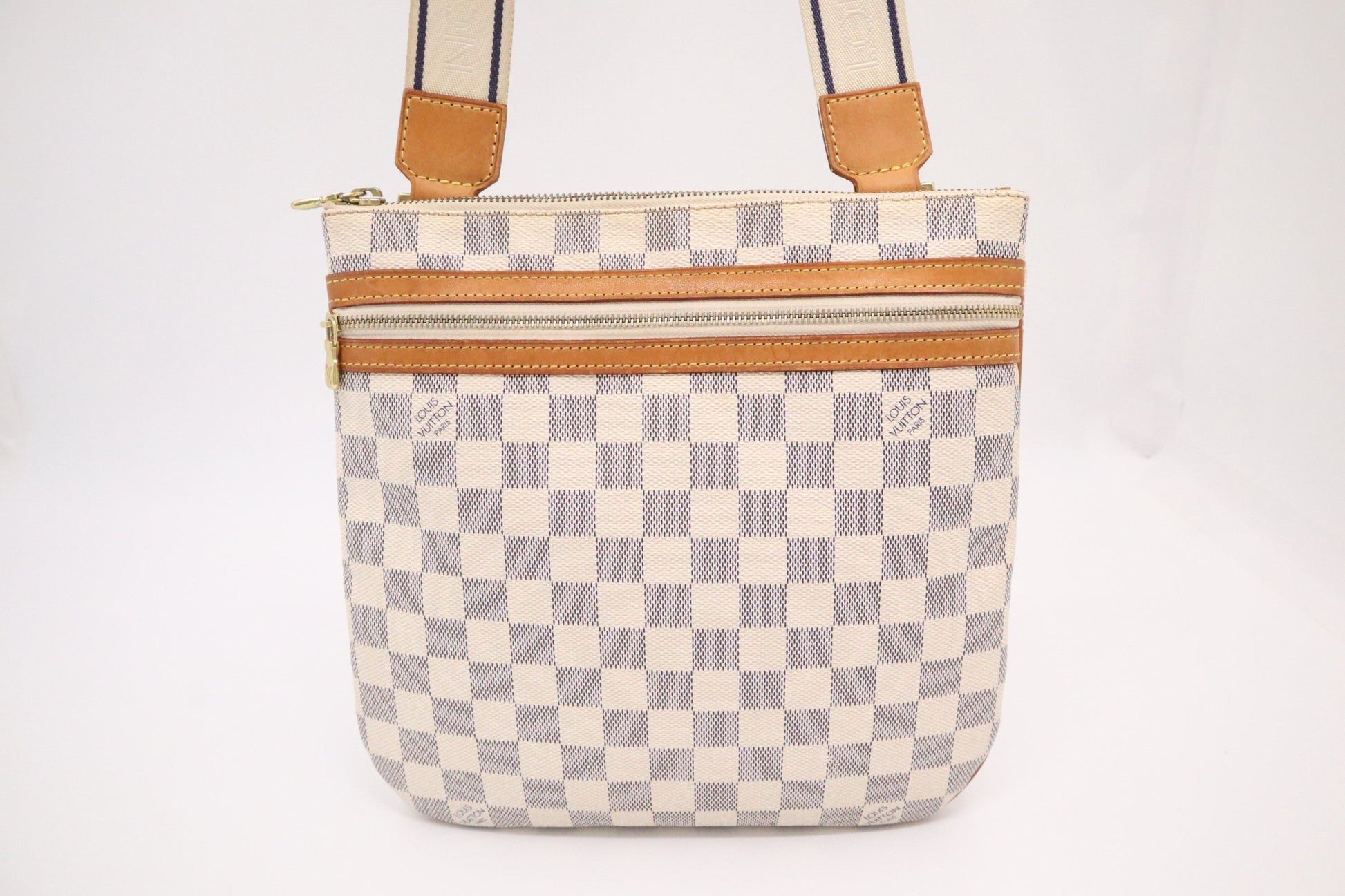 Louis Vuitton Pochette Bosphore in Damier Azur Canvas