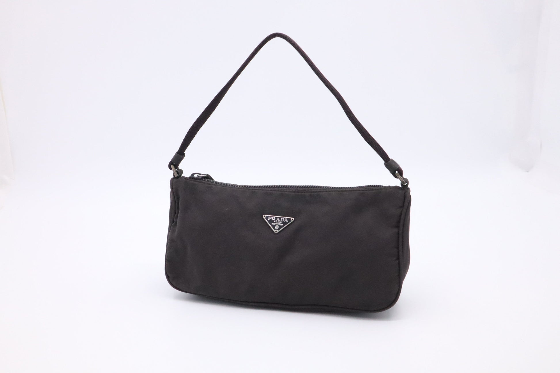 Prada Handbag in Brown Nylon