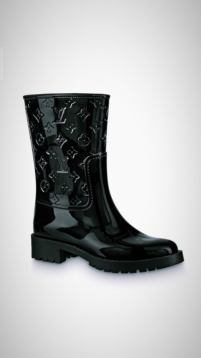 LOUIS VUITTON DROPS FLAT HALF BOOT