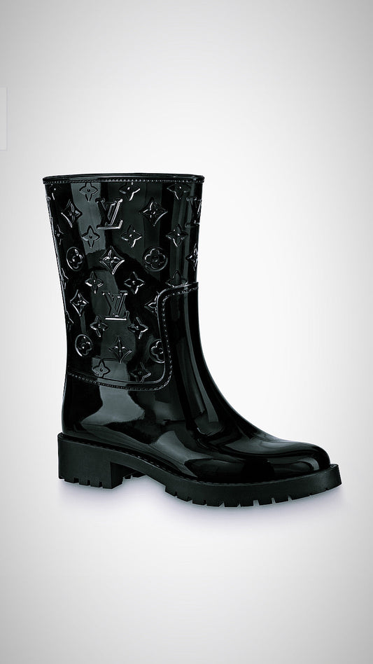 LOUIS VUITTON DROPS FLAT HALF BOOT