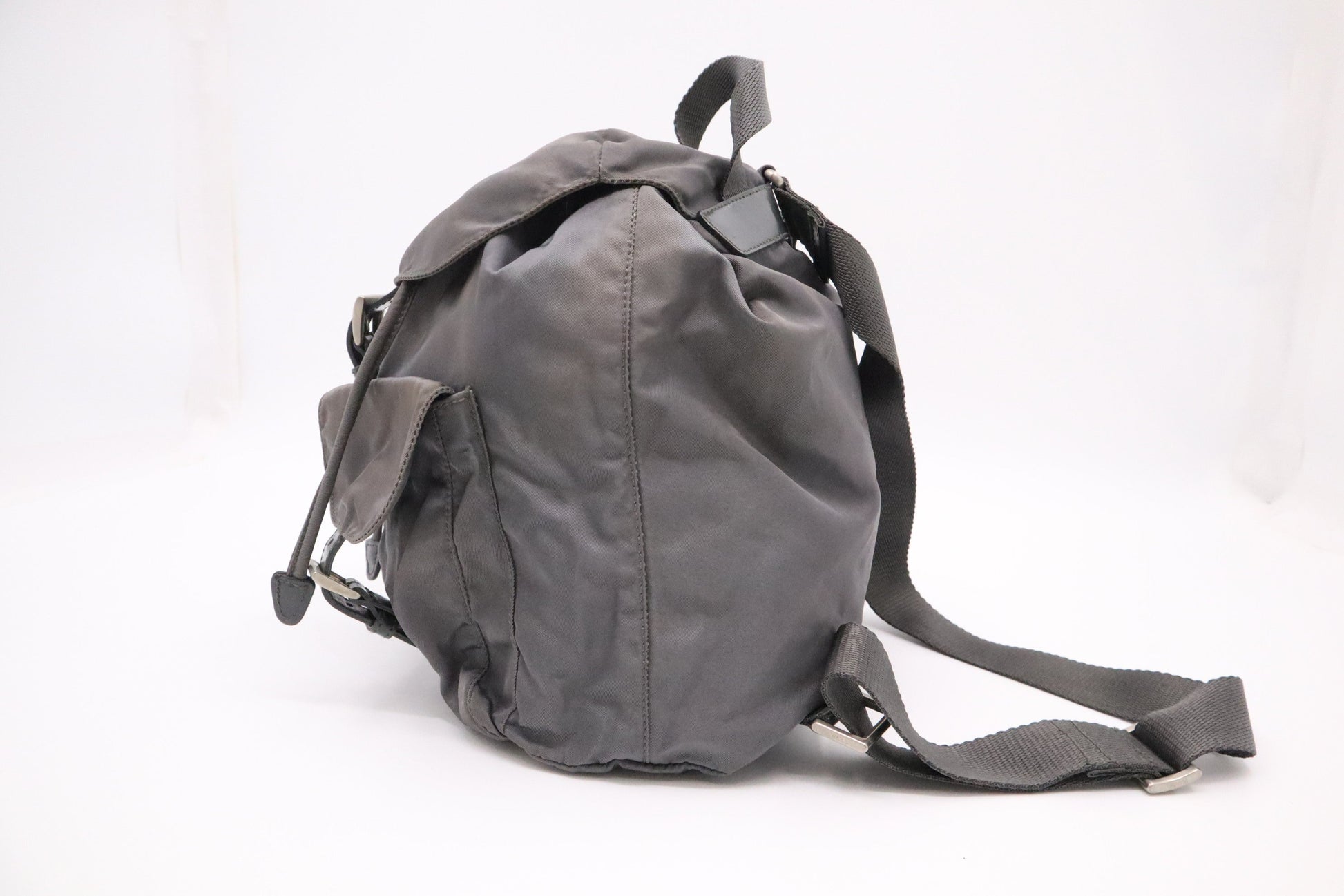 Prada Backpack in Gray Nylon