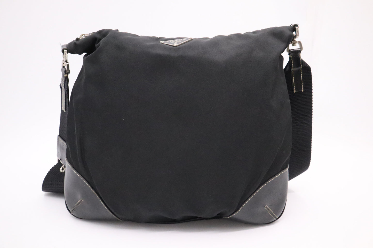 Prada Square Crossbody in Black Nylon - Style 4