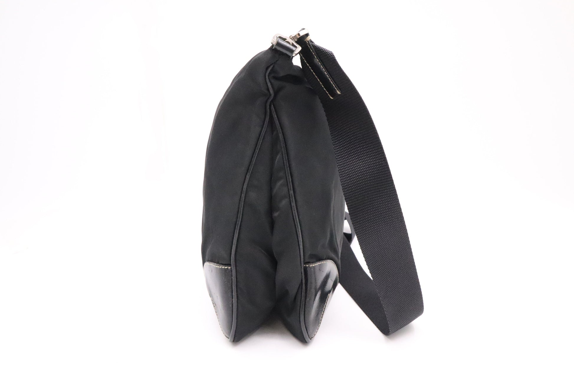 Prada Square Crossbody in Black Nylon - Style 4