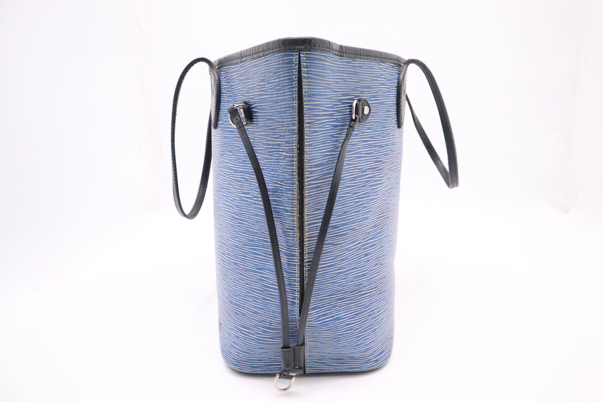 Louis Vuitton Neverfull MM in Denim Blue Epi Leather