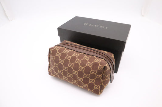 Gucci Pouch in Brown GG Canvas