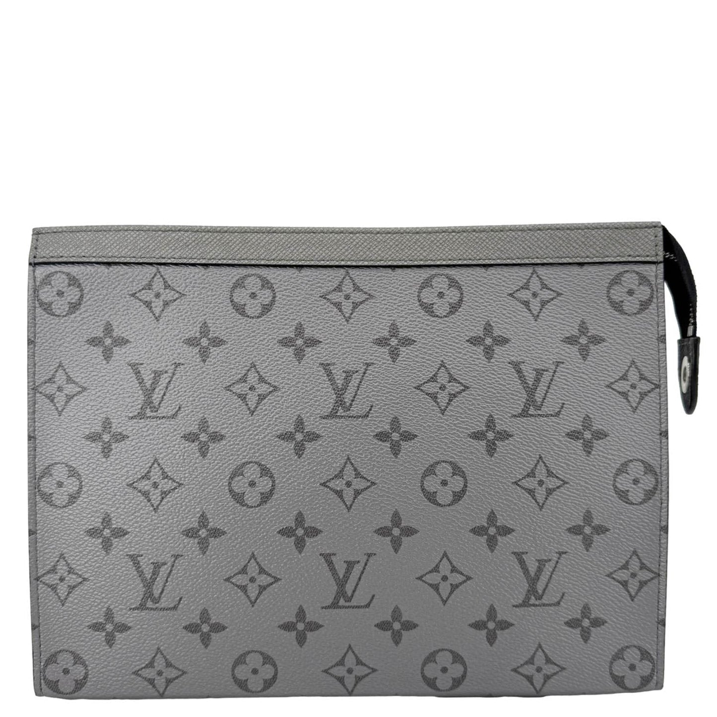 LOUIS VUITTON Voyage MM Monogram Eclipse Pouch Bag Gray