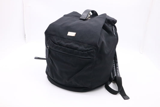 Gucci Backpack in Black Canvas
