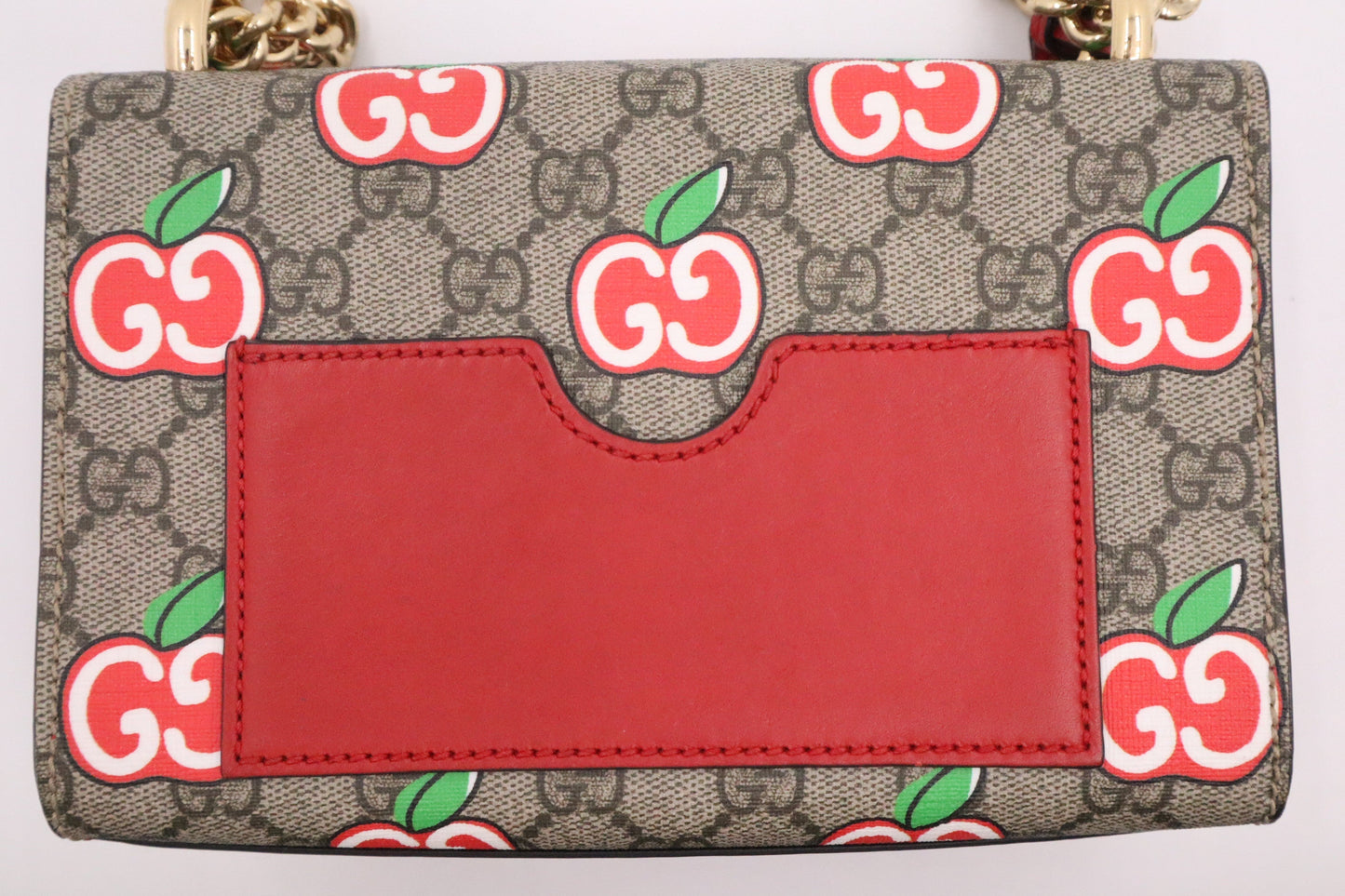 Gucci Shoulder Bag in GG Supreme Apples Canvas