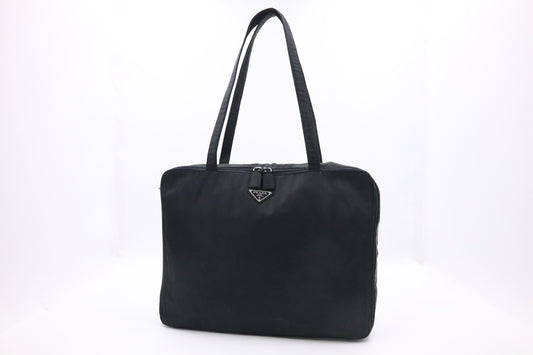 Prada Business Bag in Black Nylon