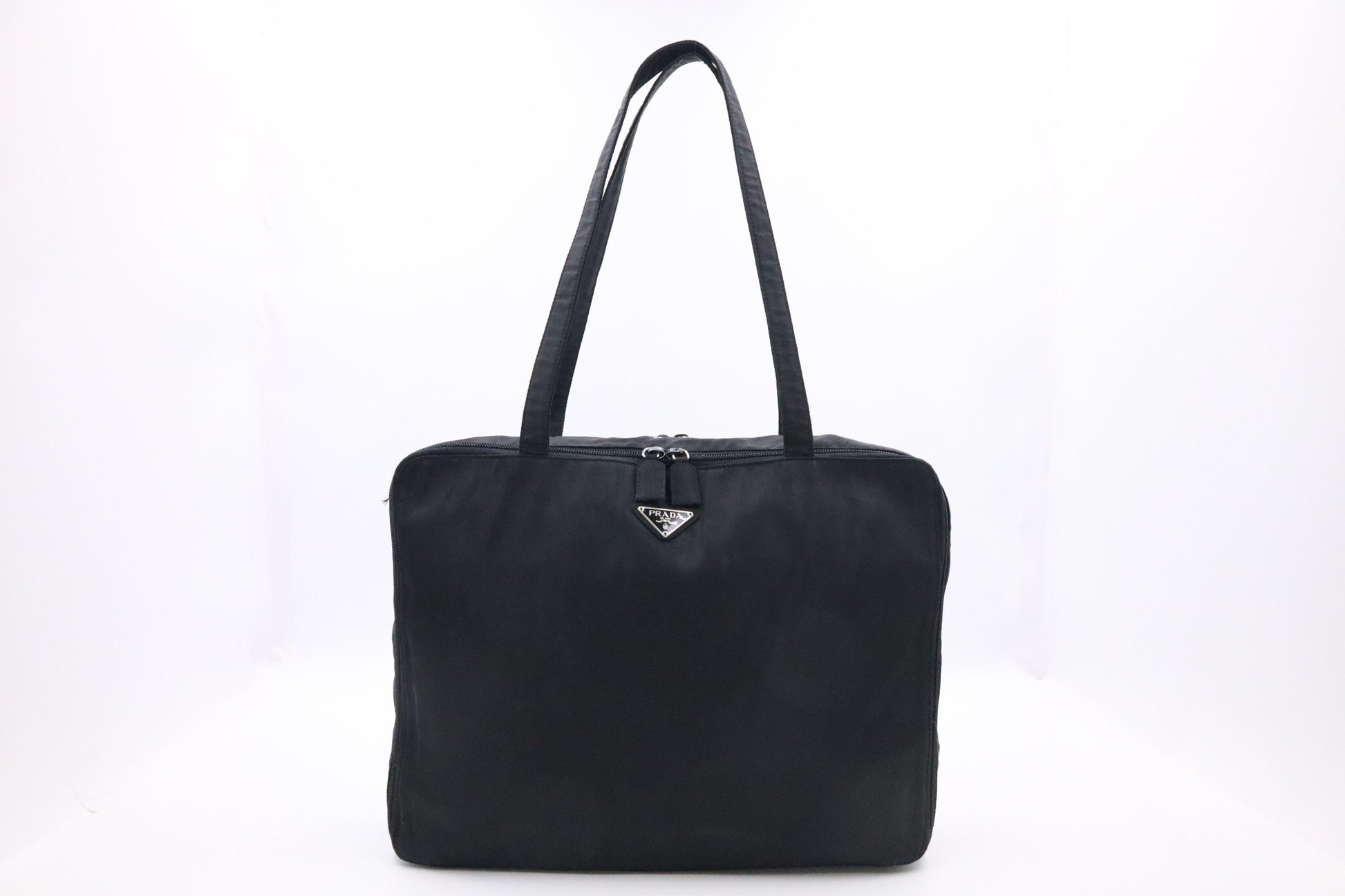 Prada Business Bag in Black Nylon - Style 2