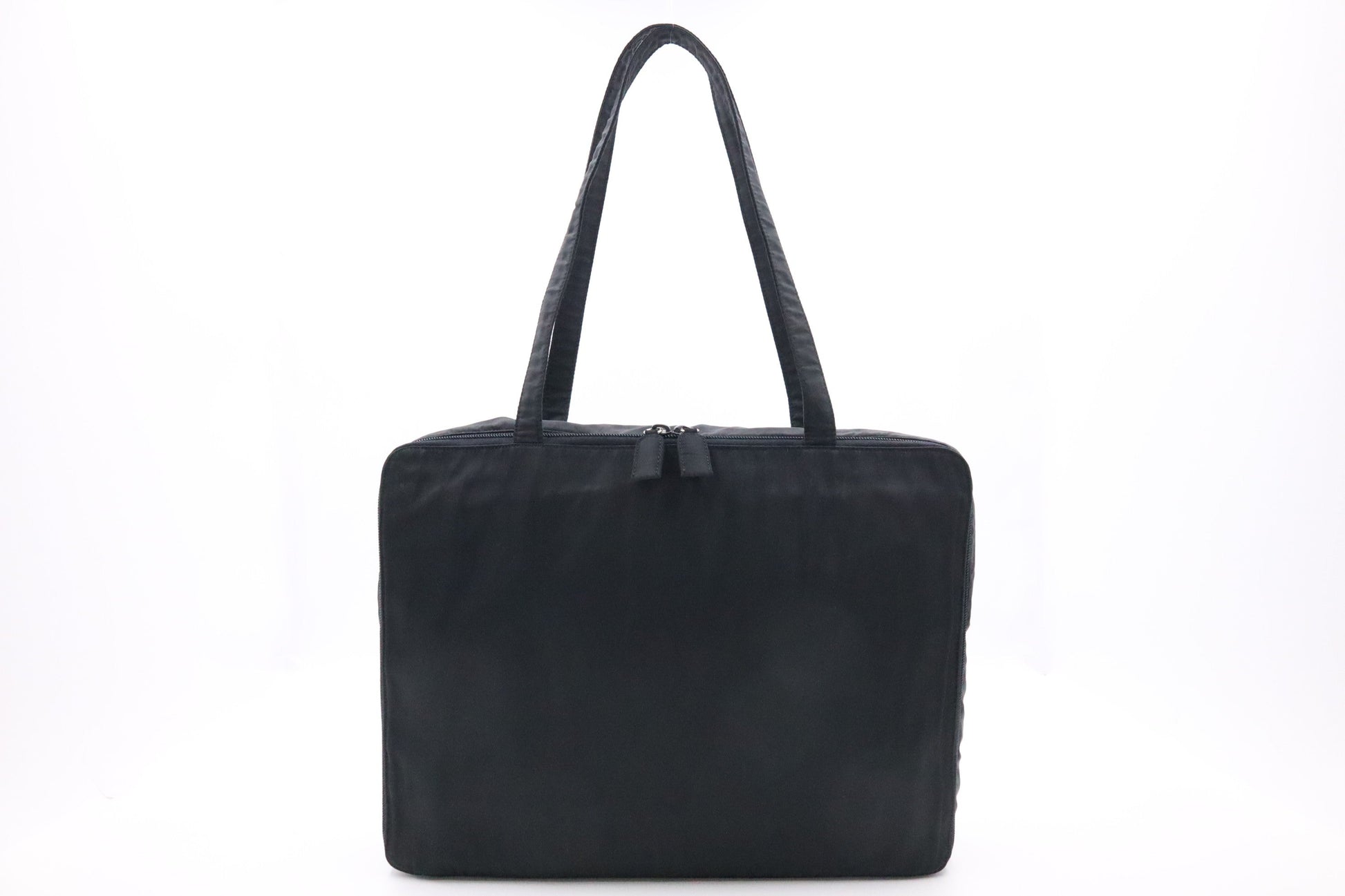 Prada Business Bag in Black Nylon - Style 2