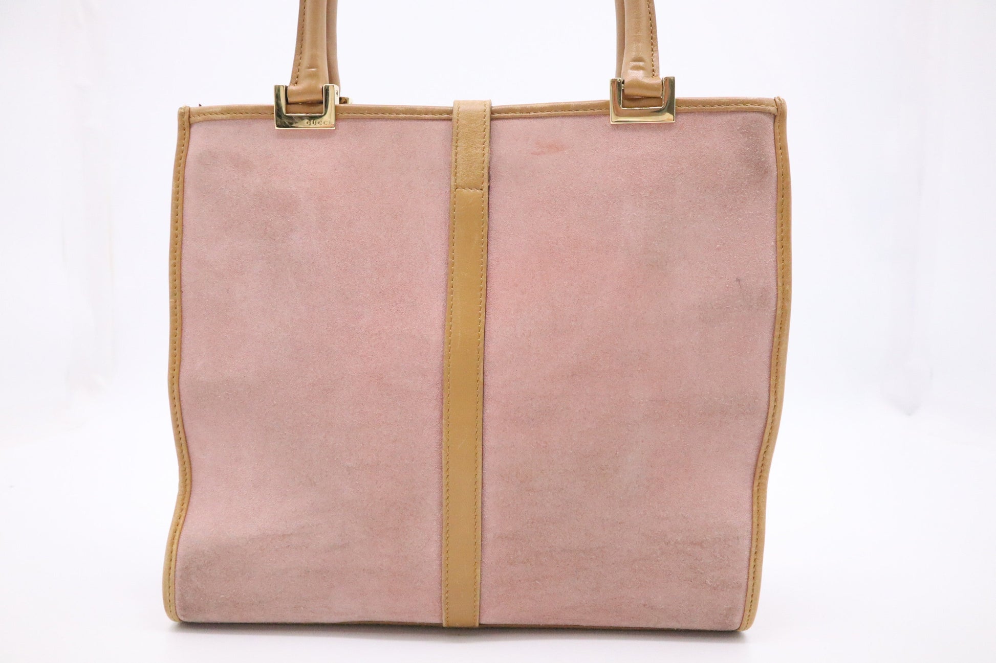 Gucci Jackie Handbag in Pink Suede