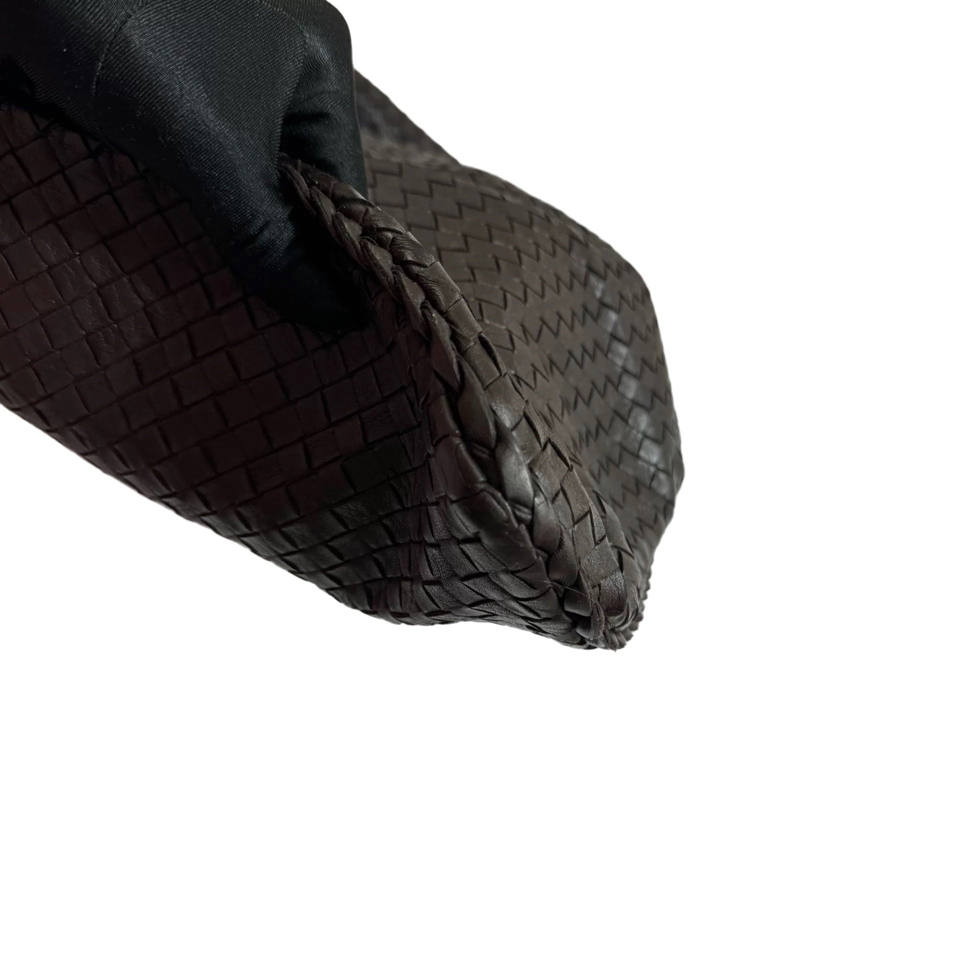 Bottega Veneta Hobo Bag Large Chocolate Brown Lambskin leather 51cm