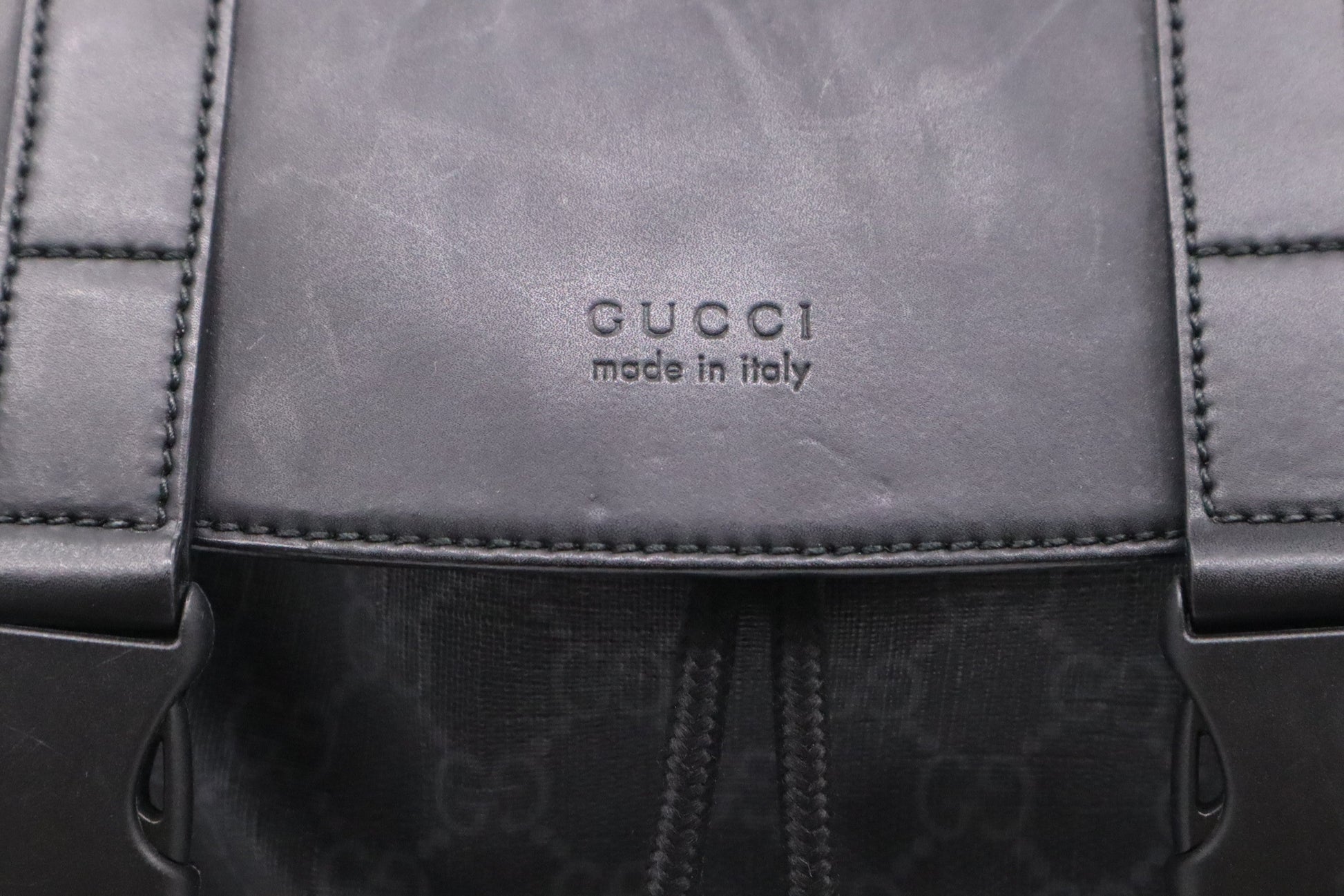 Gucci Backpack in Black GG Supreme Canvas