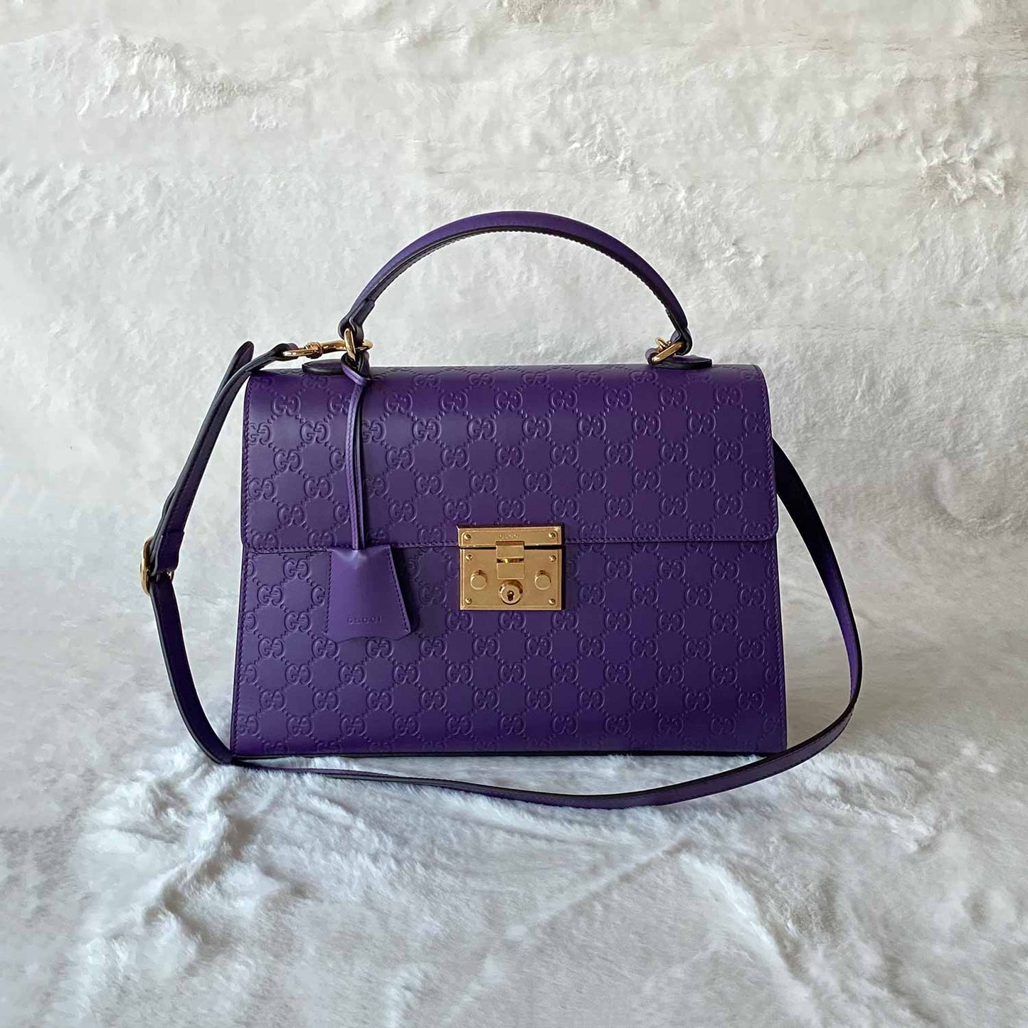 Gucci Padlock Leather Shoulder Bag Style 2