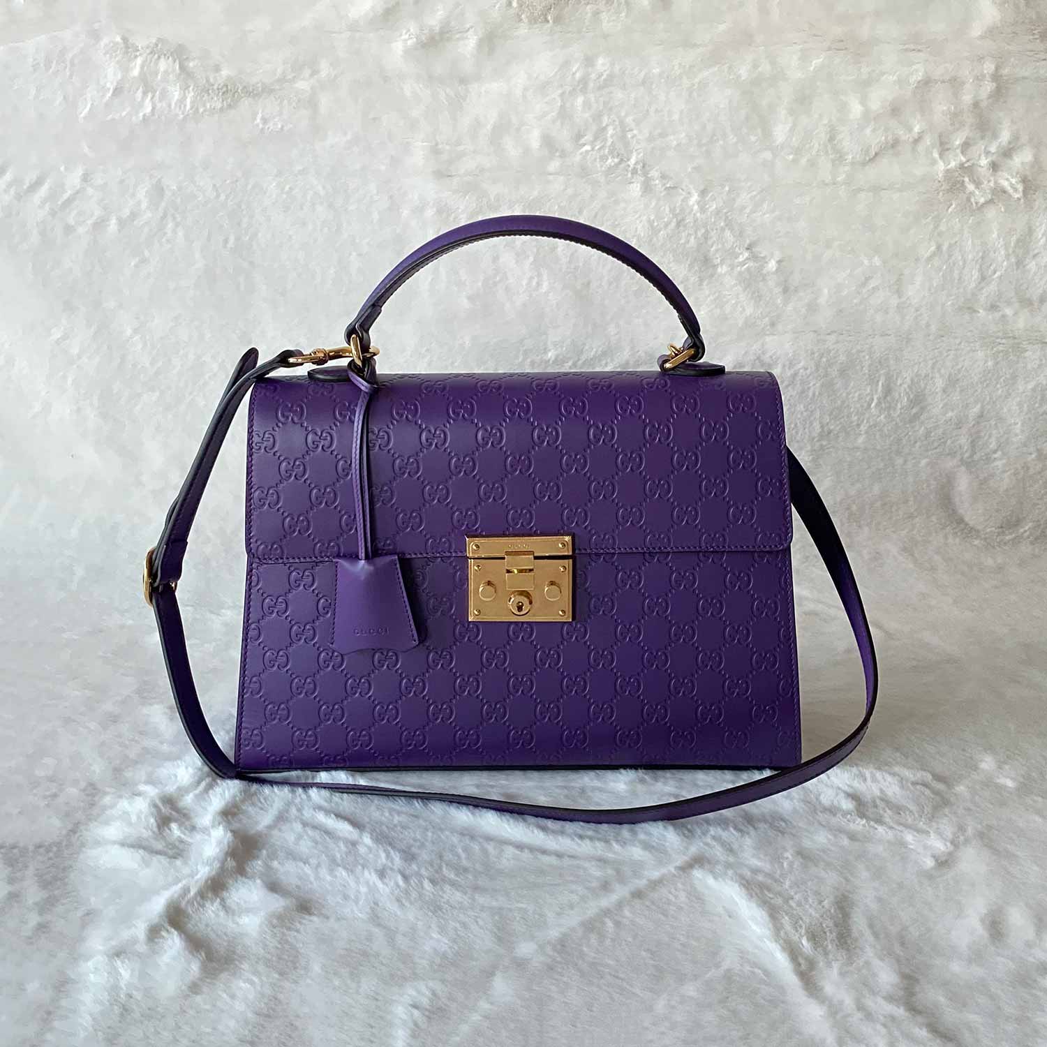 Gucci Padlock Leather Shoulder Bag Style 2