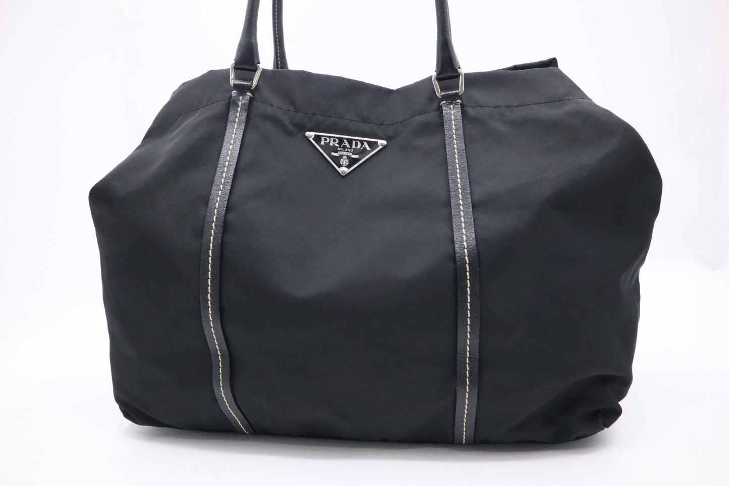 Prada Tote Bag in Black Nylon Canvas