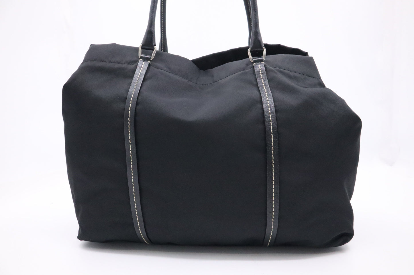 Prada Tote Bag in Black Nylon Canvas