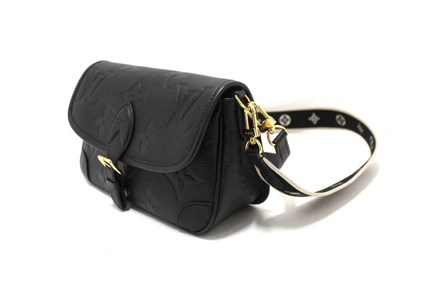 Louis Vuitton Black Monogram Empreinte Diane Shoulder and Cossbody Bag