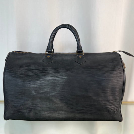 LOUIS VUITTON Black Epi Leather Crossbody
