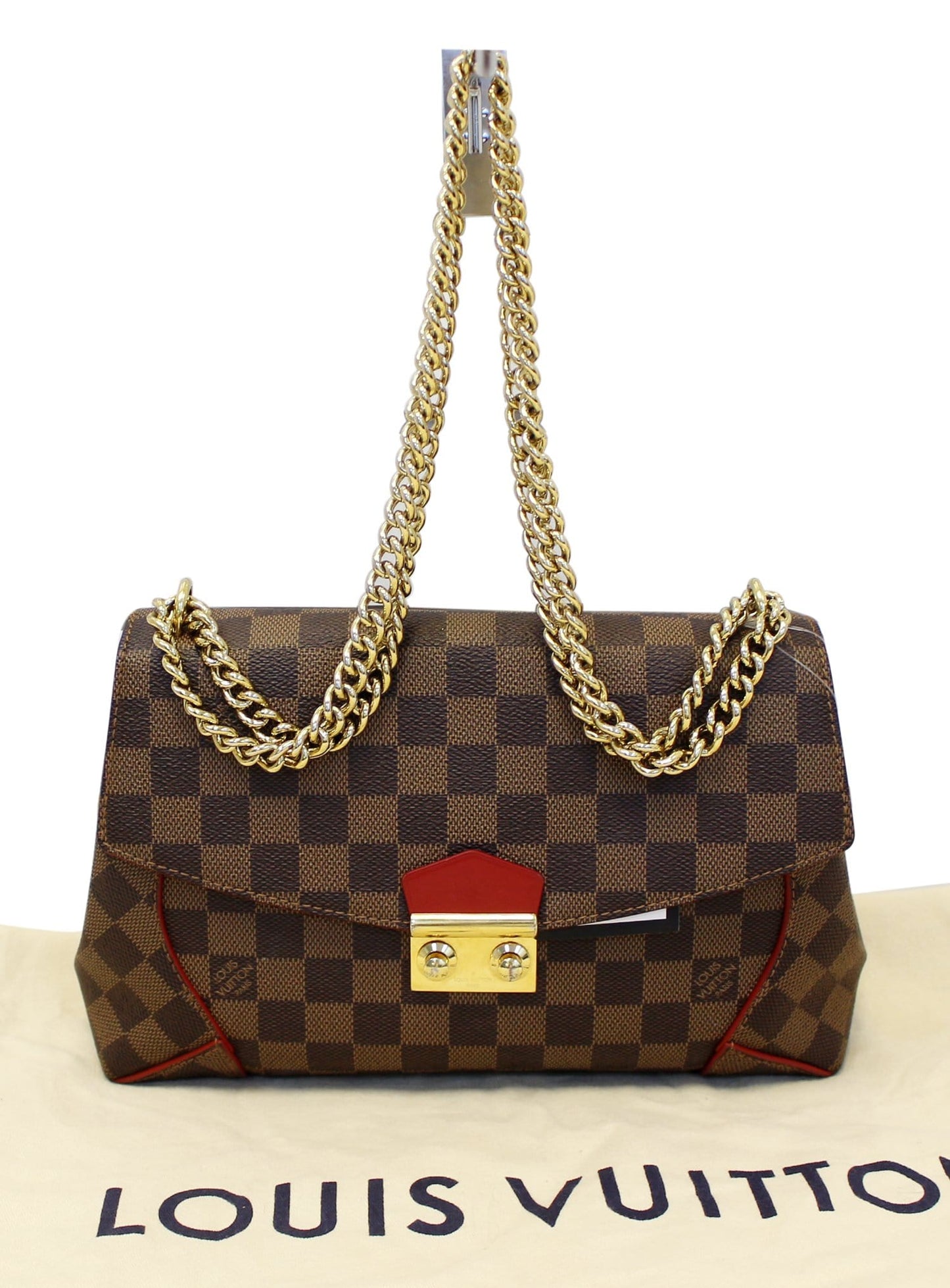 LOUIS VUITTON Ca ssa Clutch Damier Ebene Shoulder Bag