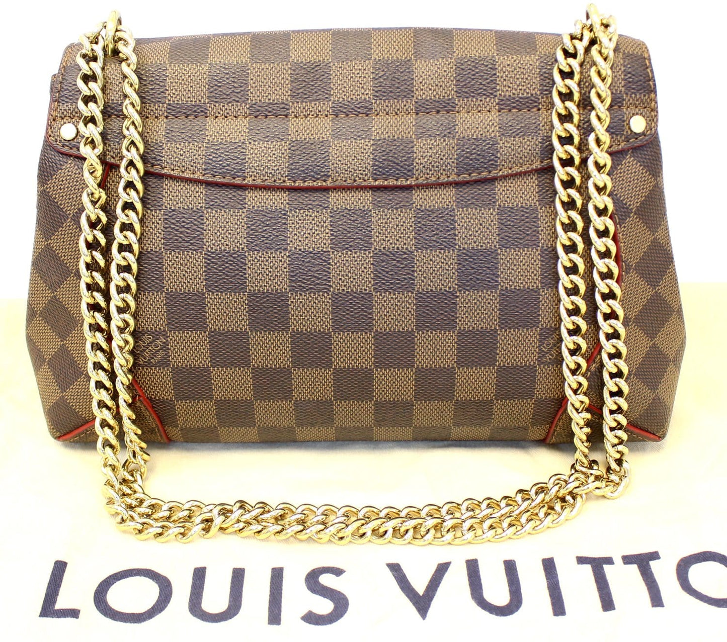 LOUIS VUITTON Ca ssa Clutch Damier Ebene Shoulder Bag