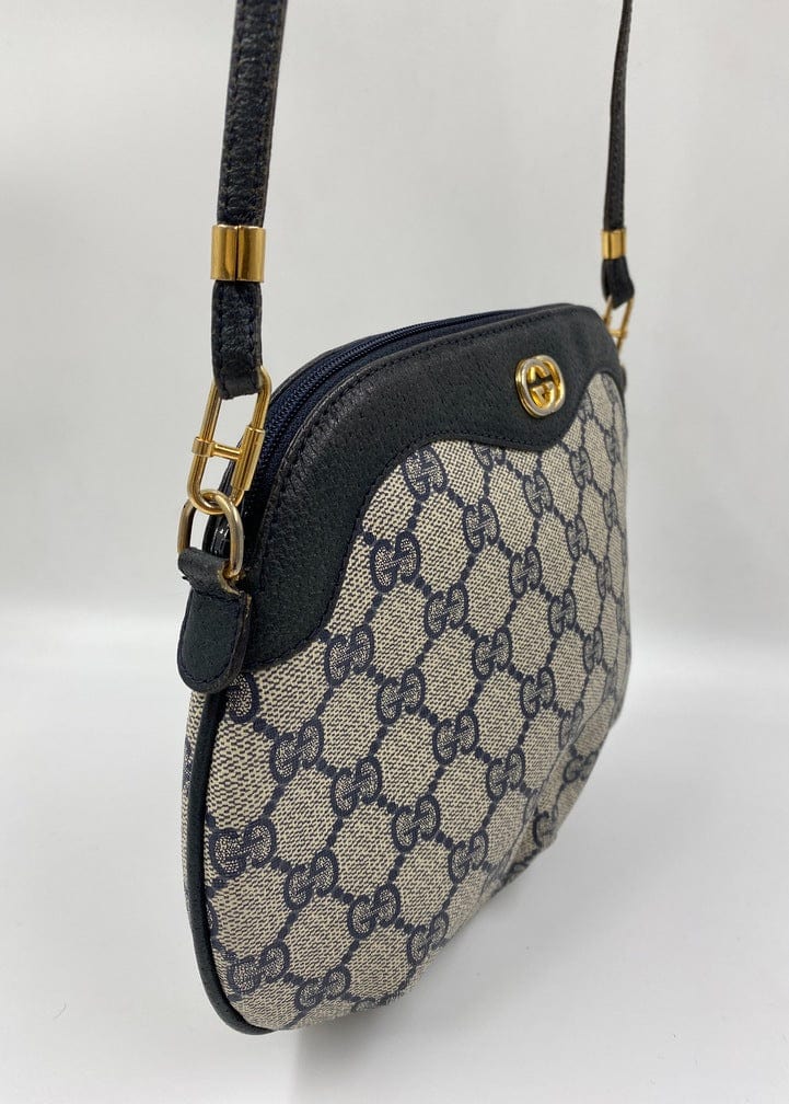 Gucci Leather Canvas Crossbody Style 5