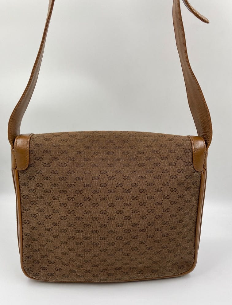 Gucci Leather Canvas Crossbody Style 6