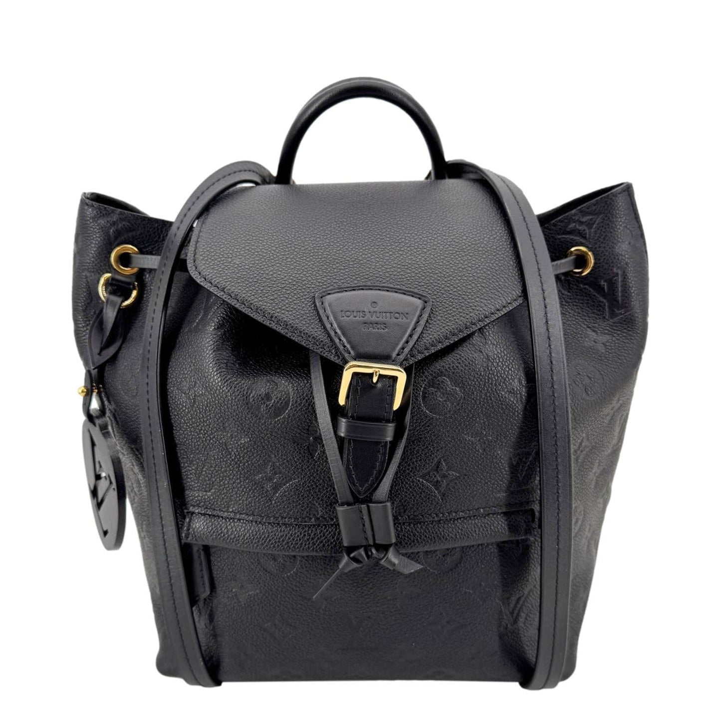 LOUIS VUITTON Montsouris NM PM Monogram Empreinte Backpack Black