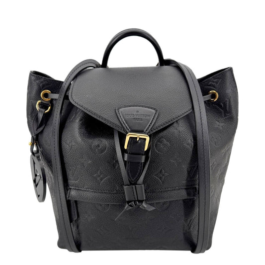 LOUIS VUITTON Montsouris NM PM Monogram Empreinte Backpack Black