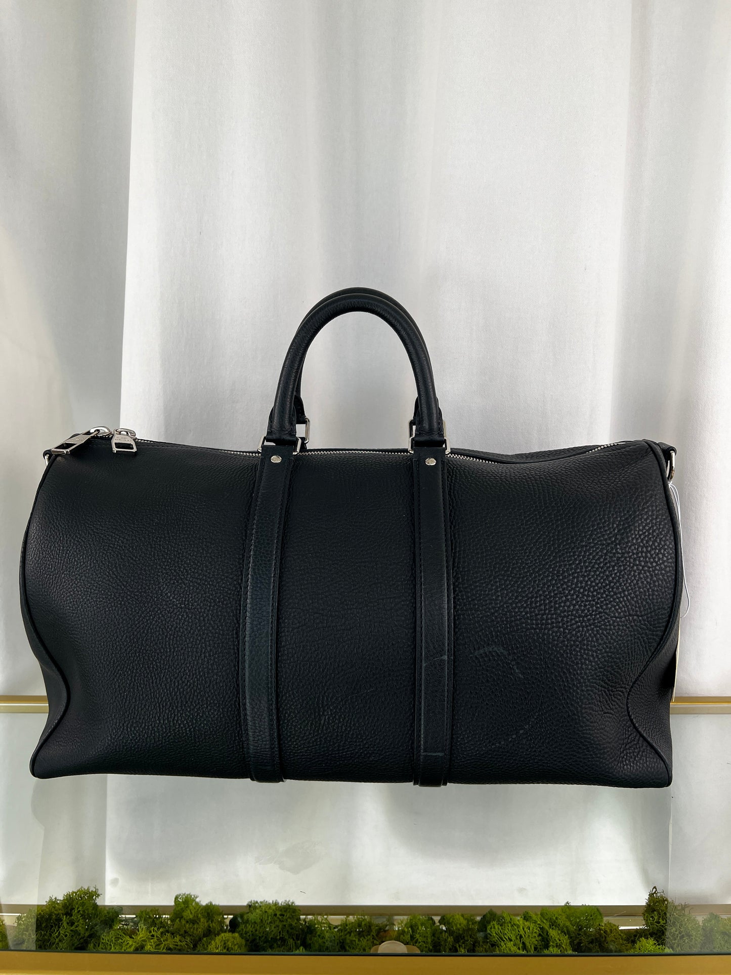 LOUIS VUITTON Taurillion Keepall Bandoliere 45 Crossbody
