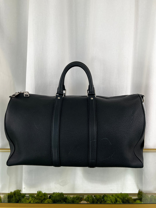 LOUIS VUITTON Taurillion Keepall Bandoliere 45 Crossbody