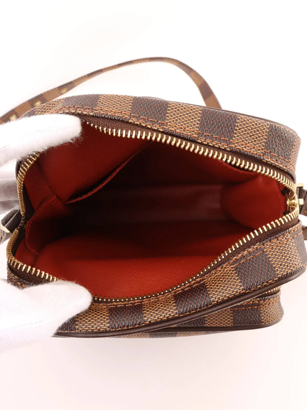 LOUIS VUITTON 2004 Made Canvas Damier Amazon Brown Shoulder Bag