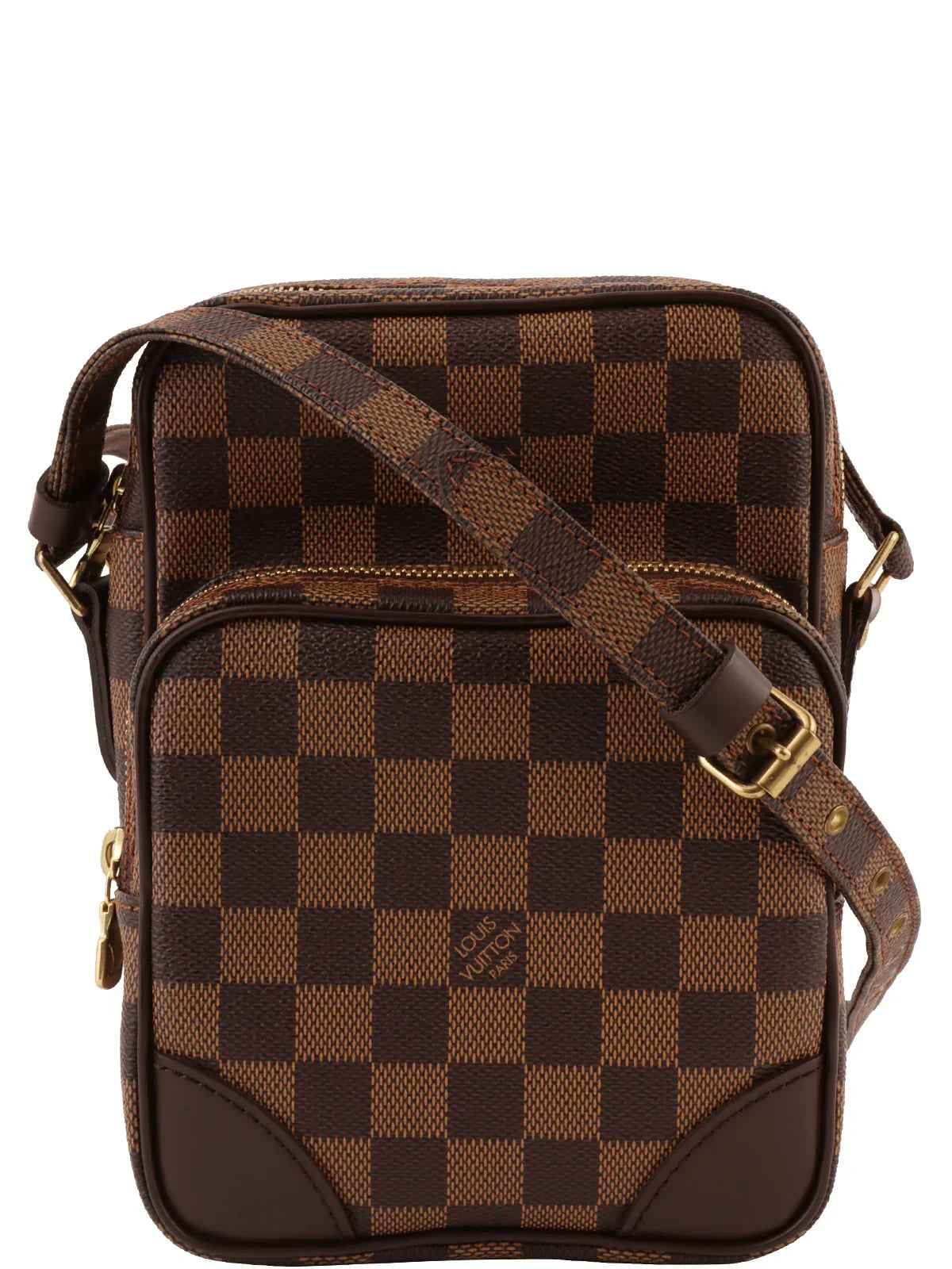 LOUIS VUITTON 2004 Made Canvas Damier Amazon Brown Shoulder Bag