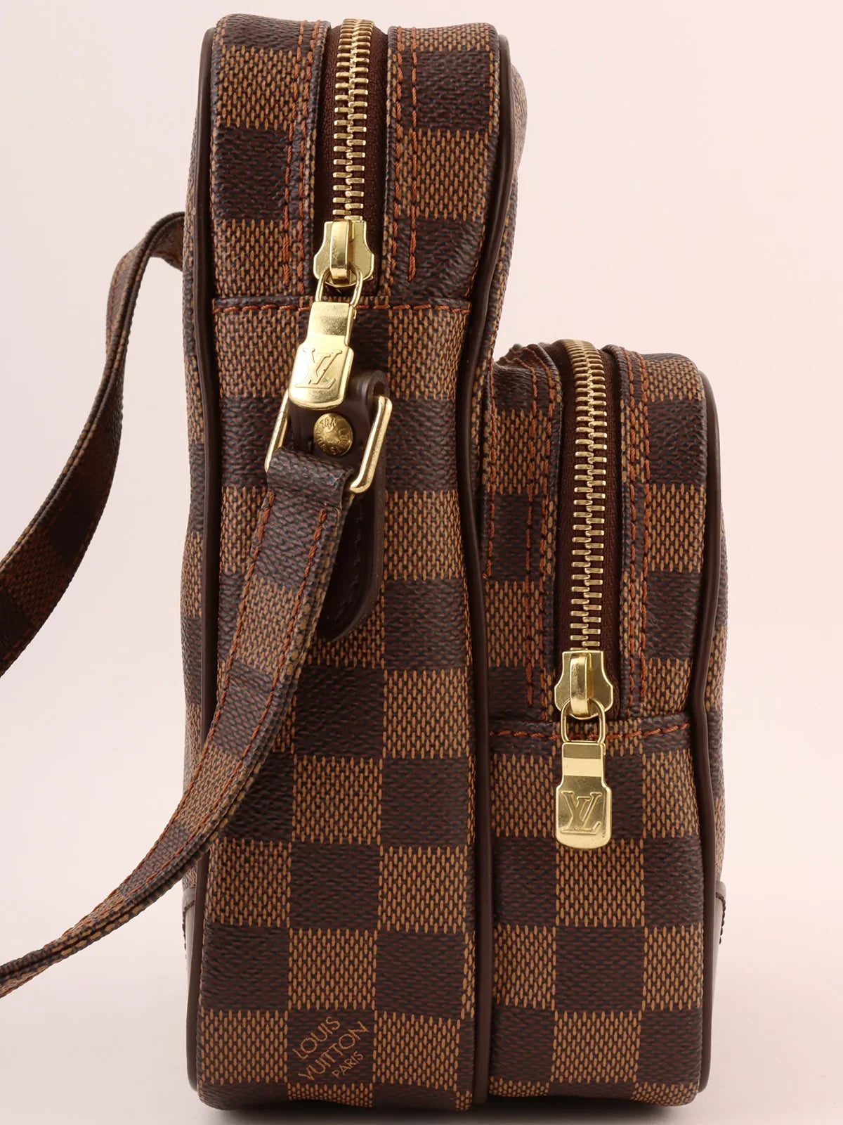 LOUIS VUITTON 2004 Made Canvas Damier Amazon Brown Shoulder Bag