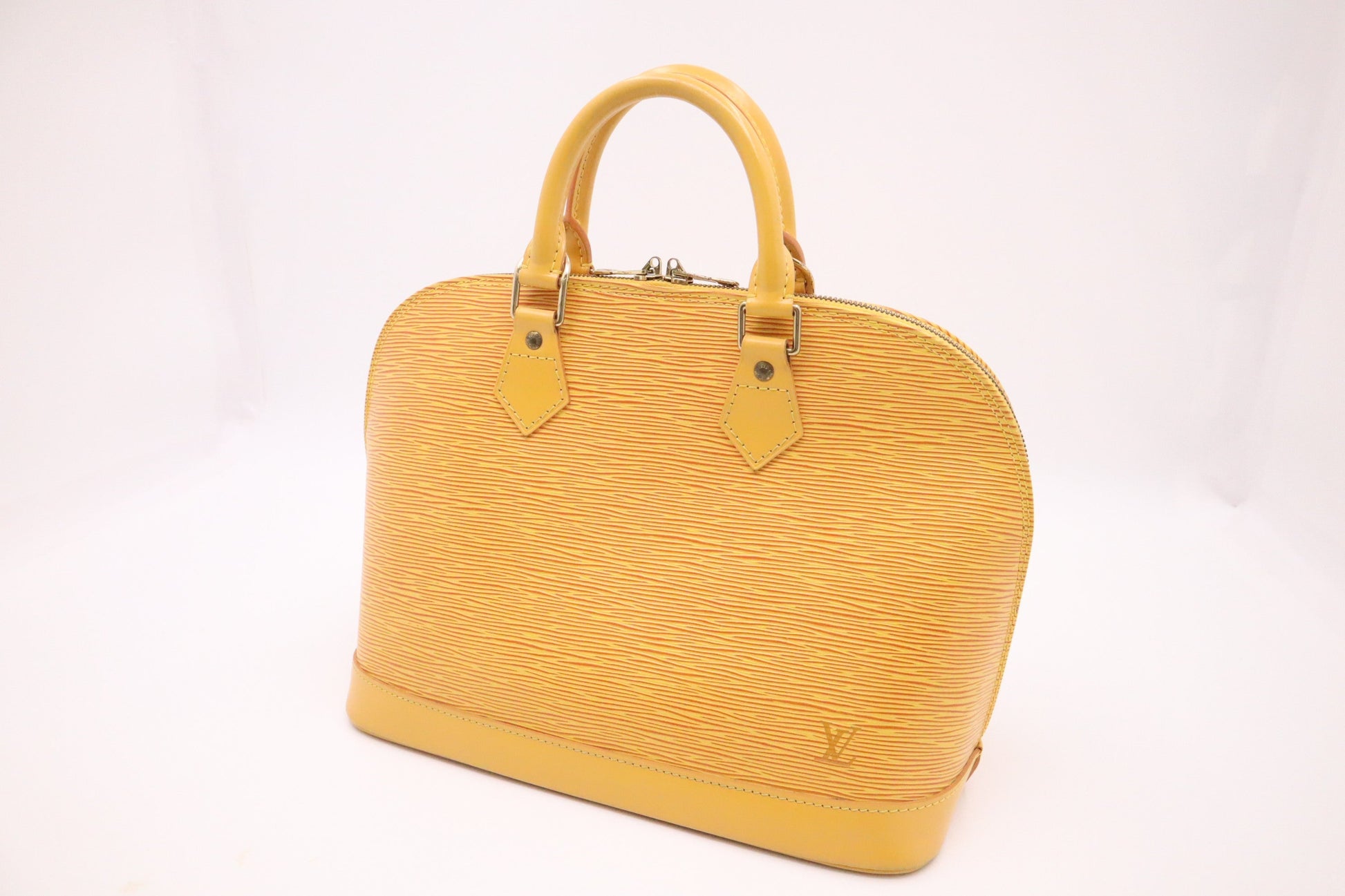 Louis Vuitton Alma in Yellow Epi Leather