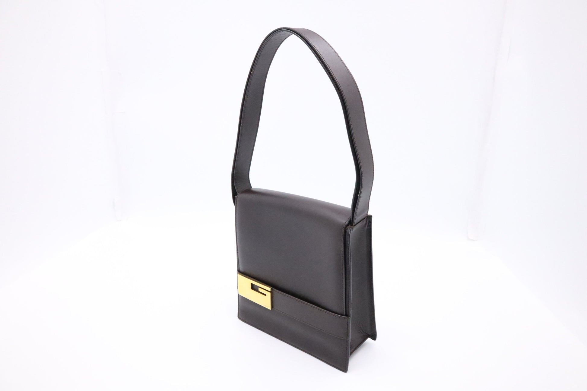 Gucci Shoulder Bag in Brown Leather