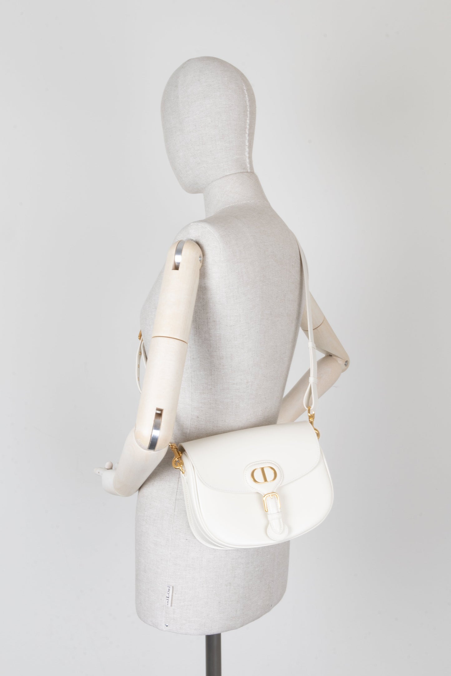 CHRISTIAN DIOR Bobby Bag Medium White