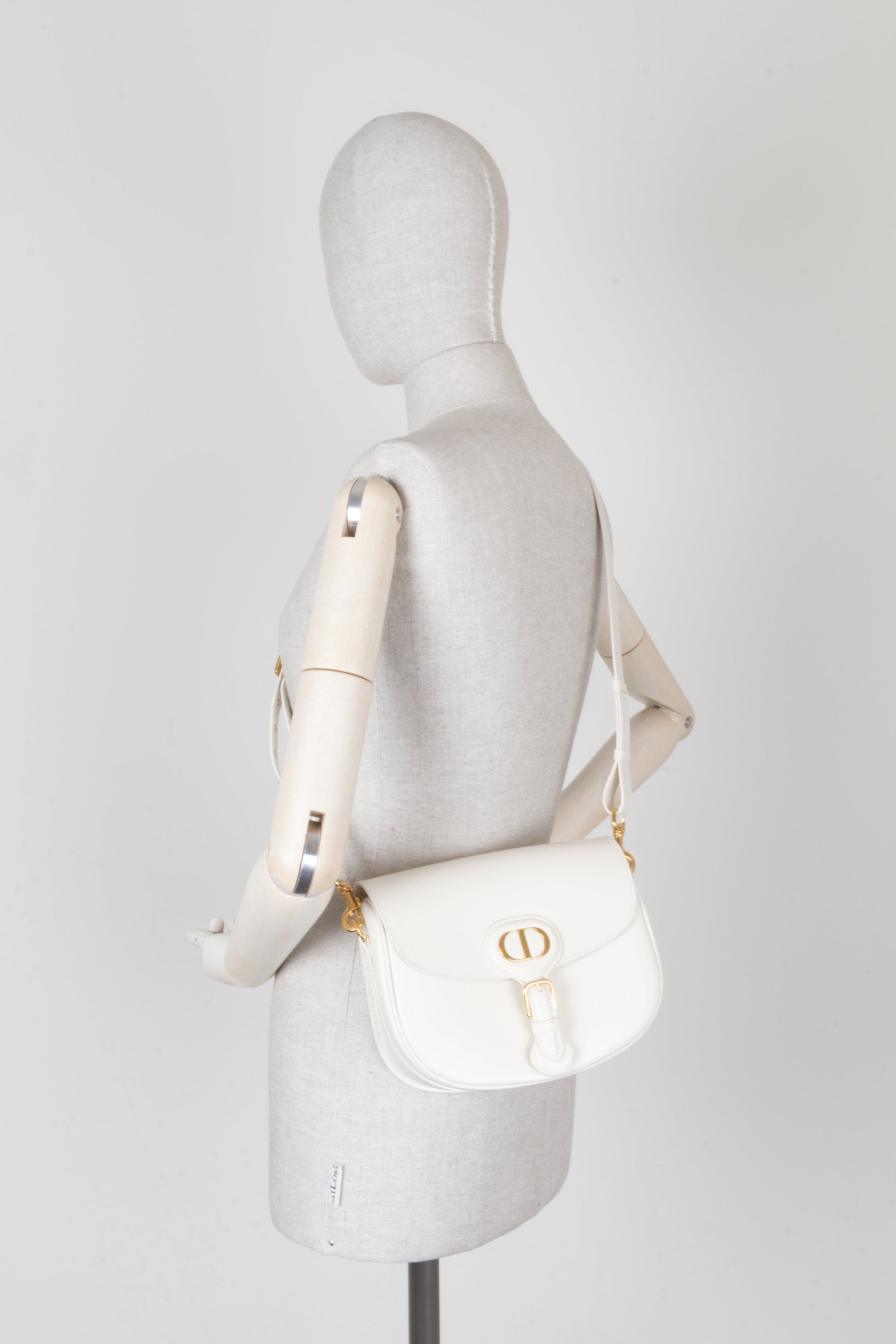 CHRISTIAN DIOR Bobby Bag Medium White