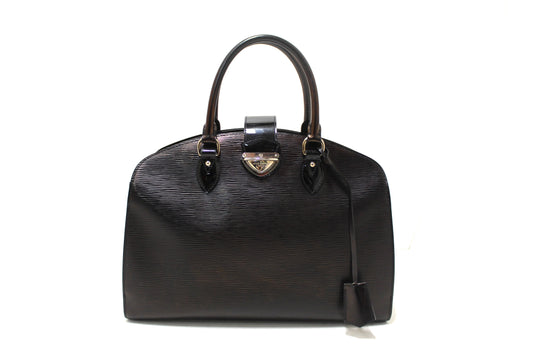 Louis Vuitton Black Electric Epi Leather Pont-Neuf GM Handbag